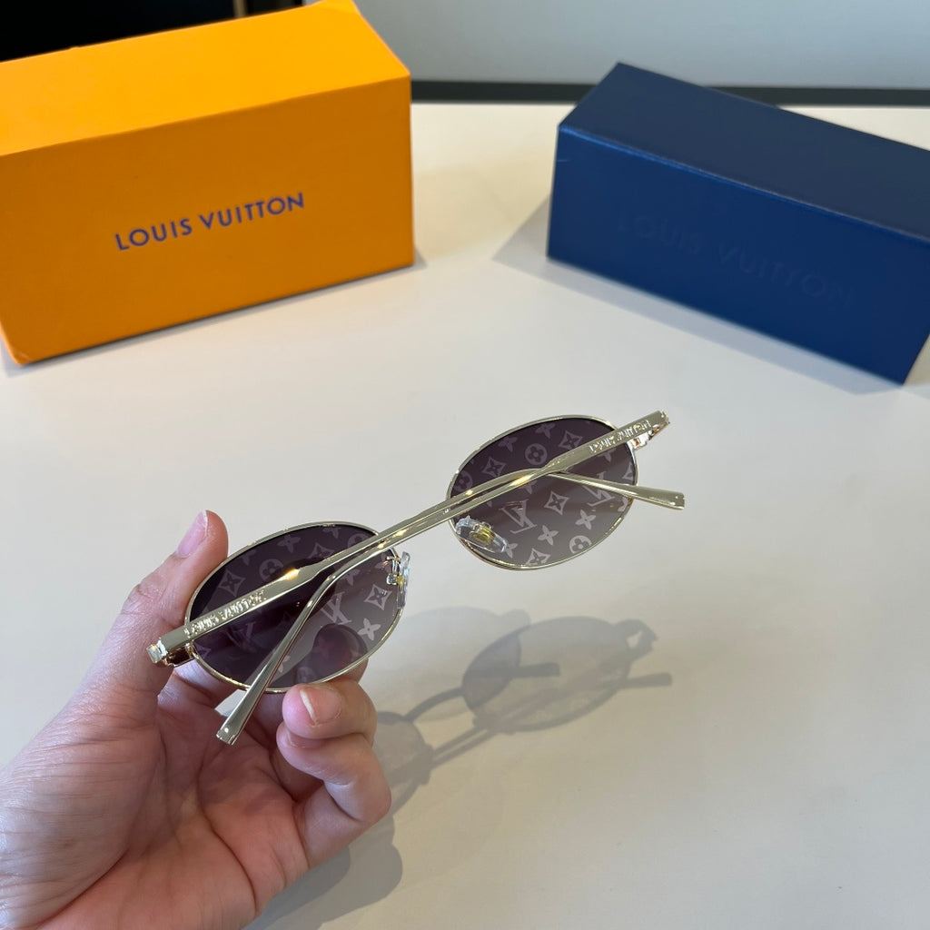 Louis Vuitton Metal Fashion Silver Lens Sunglasses for Men & Women - 486157 - detail image 7