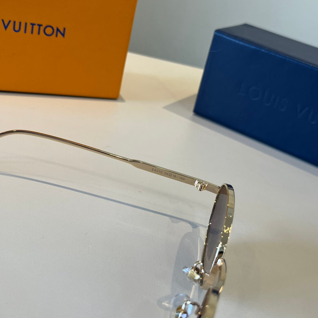 Louis Vuitton Metal Fashion Silver Lens Sunglasses for Men & Women - 486157 - detail image 5