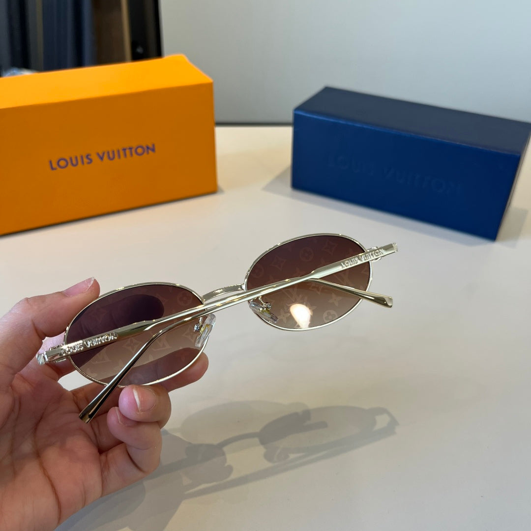 Louis Vuitton Metal Fashion Brown Lens Sunglasses for Men & Women - 486159 - detail image 7