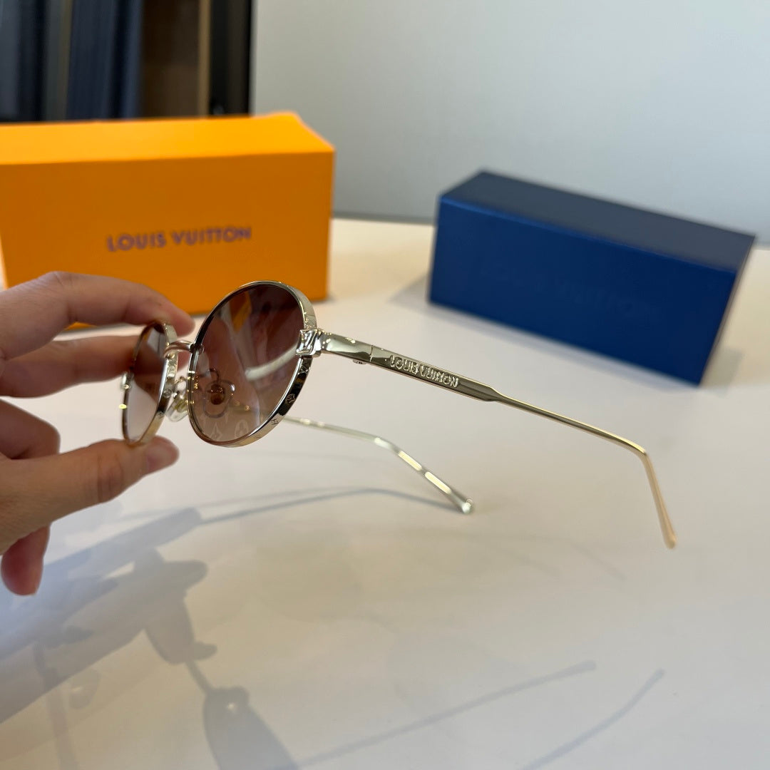 Louis Vuitton Metal Fashion Brown Lens Sunglasses for Men & Women - 486159 - detail image 6