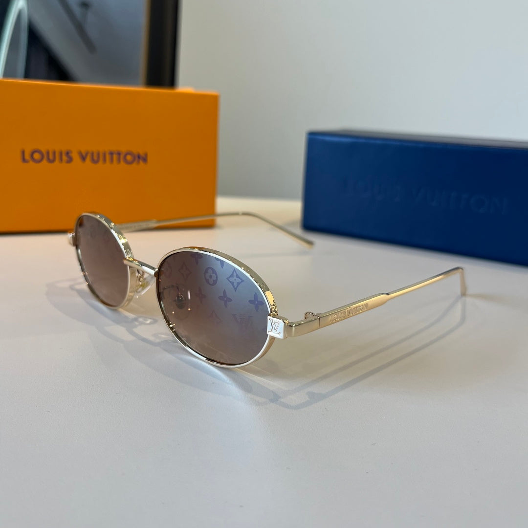 Louis Vuitton Metal Fashion Brown Lens Sunglasses for Men & Women - 486159 - detail image 3