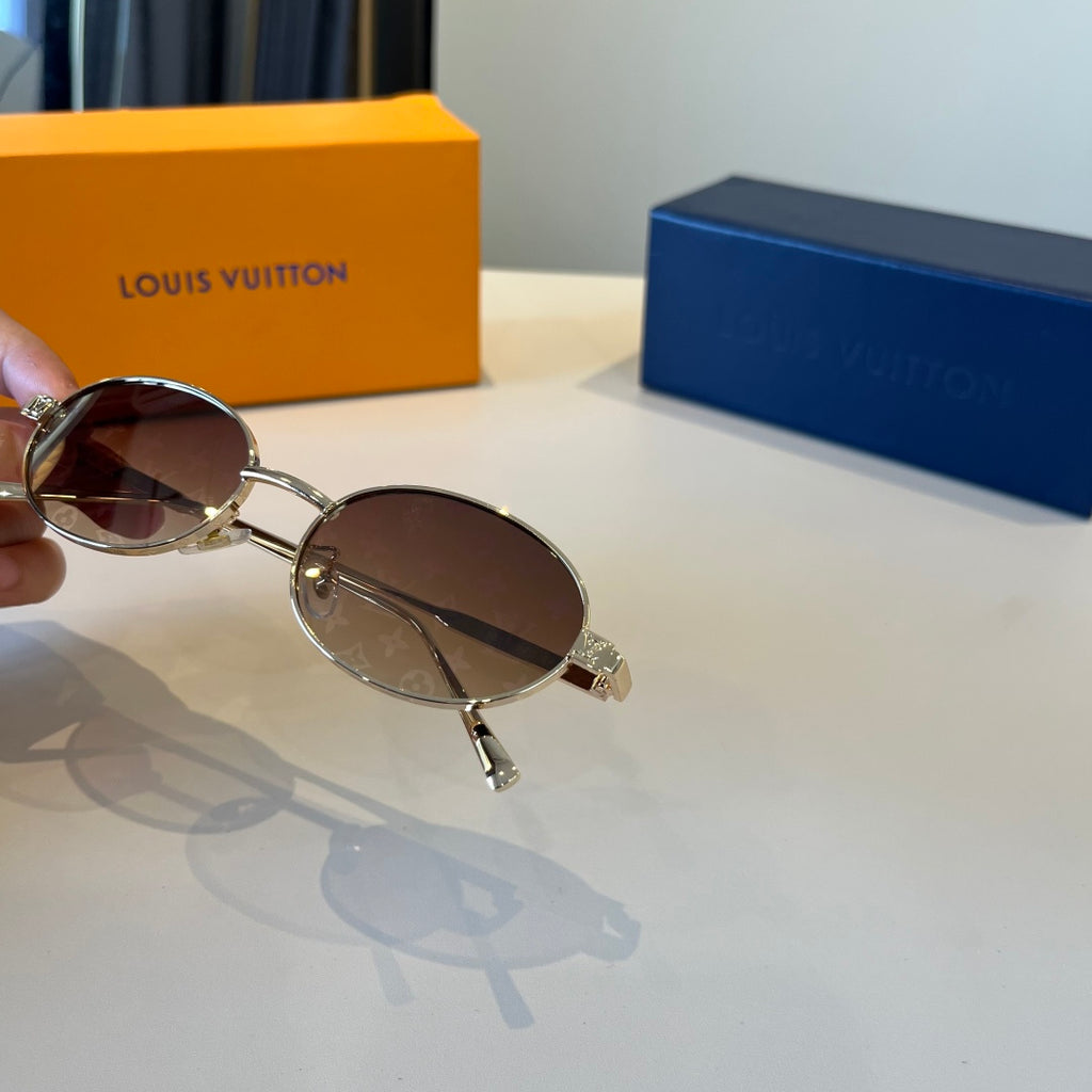 Louis Vuitton Metal Fashion Brown Lens Sunglasses for Men & Women - 486159 - detail image 8