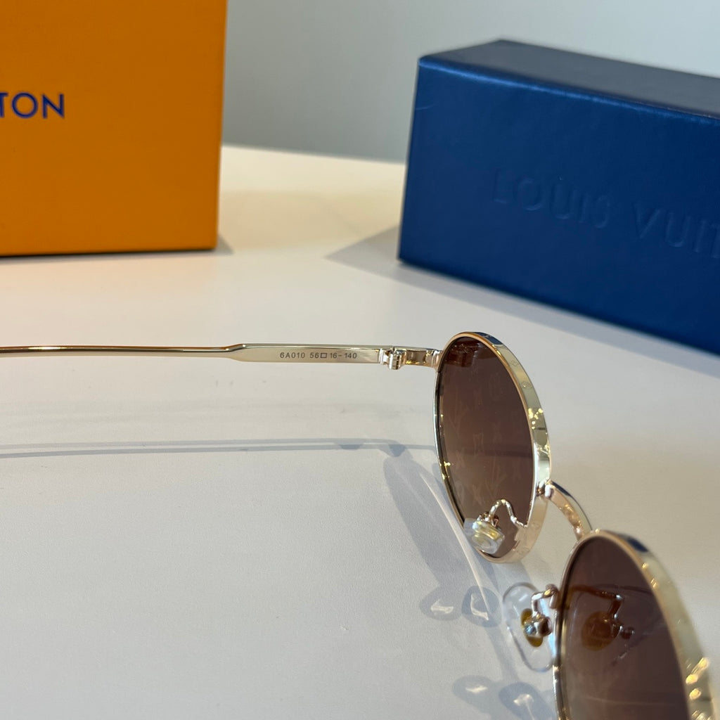 Louis Vuitton Metal Fashion Brown Lens Sunglasses for Men & Women - 486159 - detail image 5