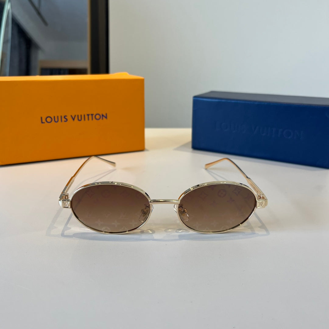Louis Vuitton Metal Fashion Brown Lens Sunglasses for Men & Women - 486159 - detail image 2