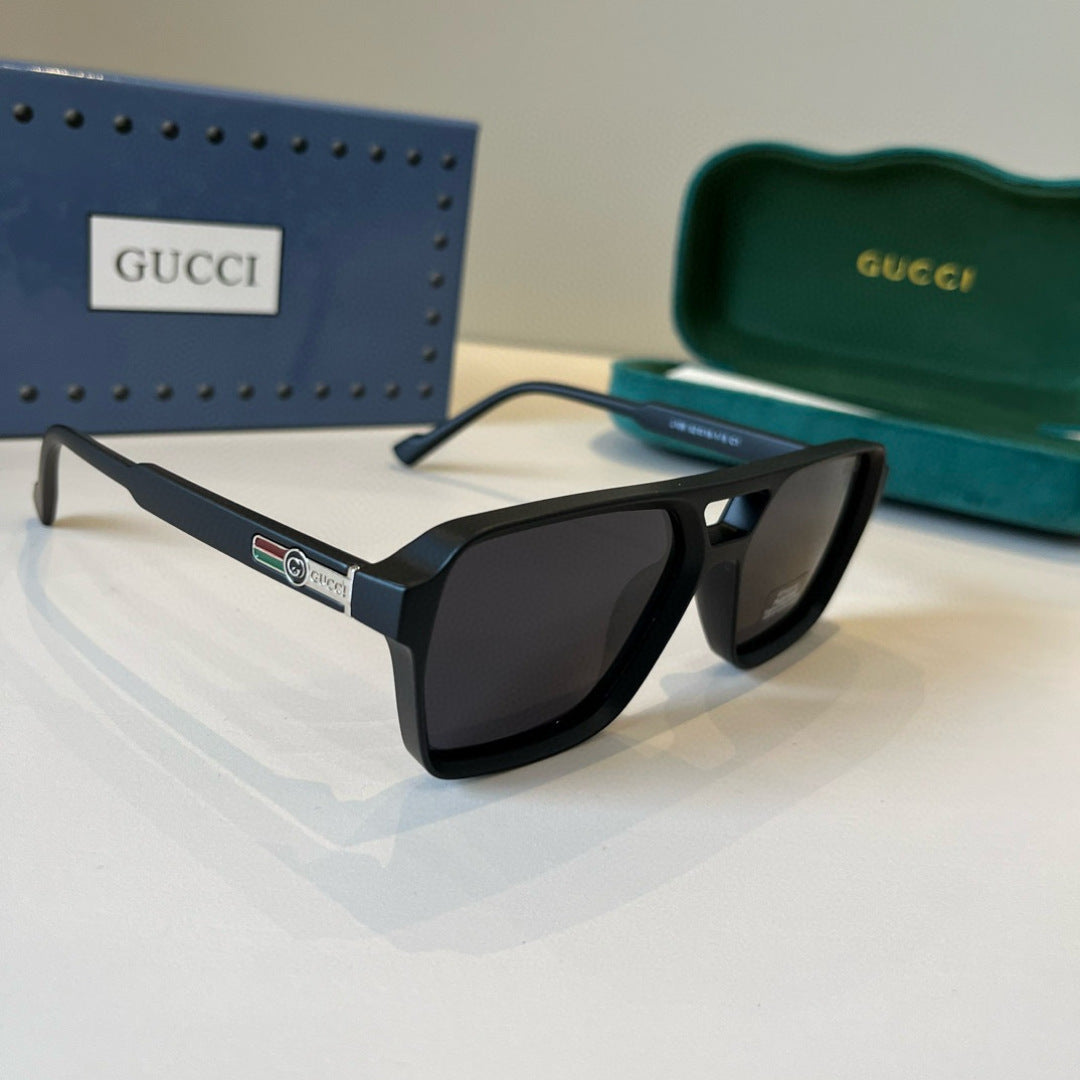 Gucci Oversized Black Lens Sunglasses for Men & Women - 464976