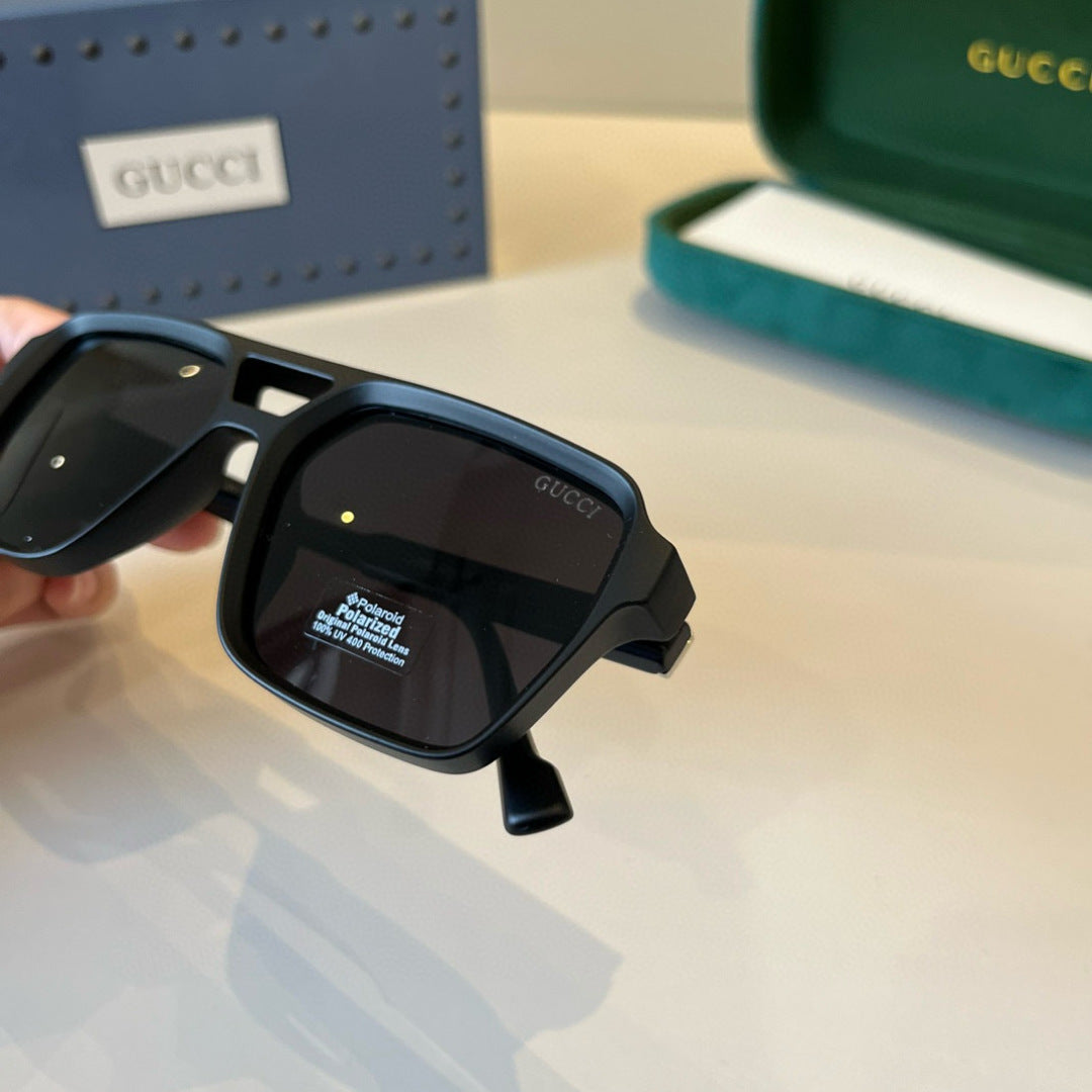 Gucci Oversized Black Lens Sunglasses for Men & Women - 464976 - detail image 5