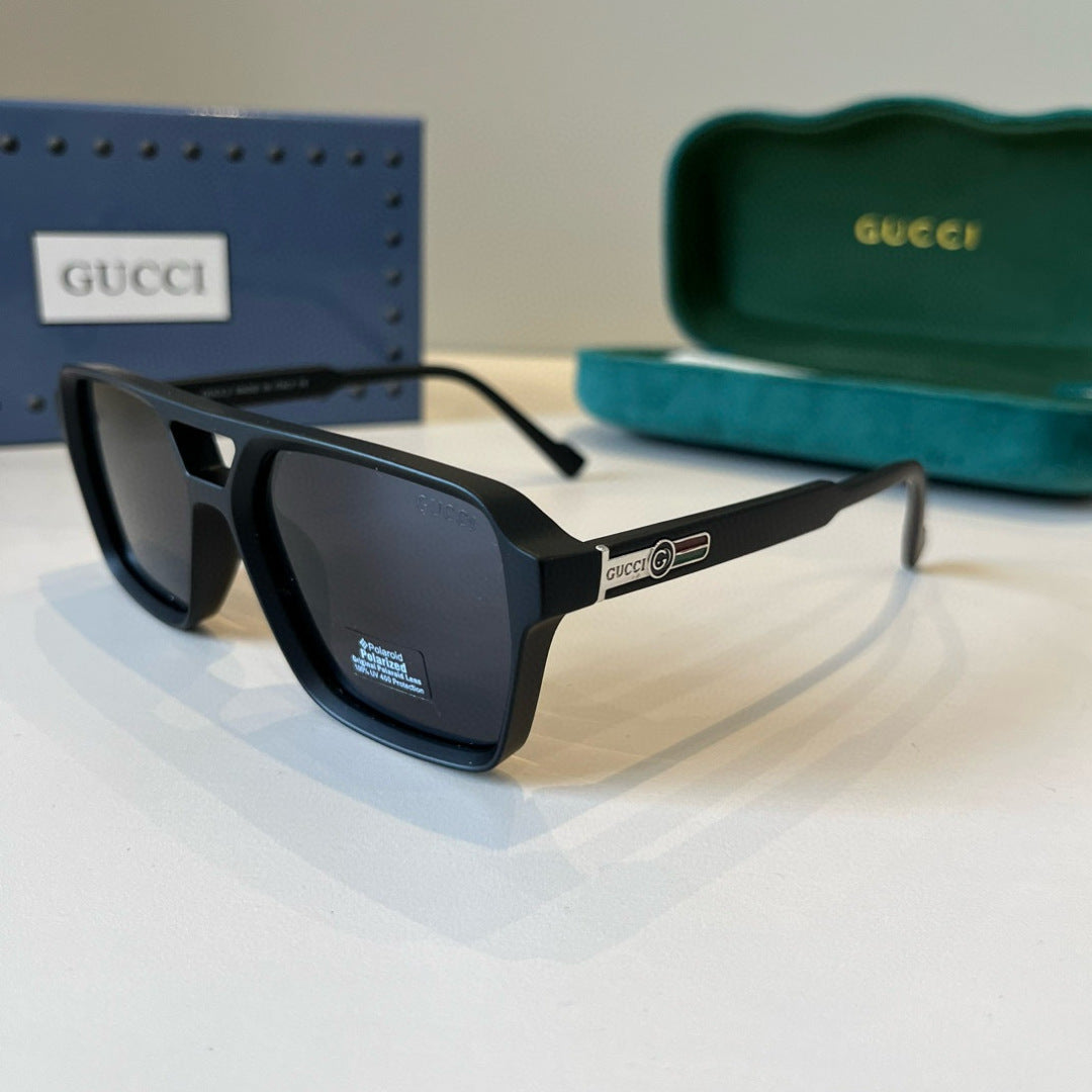 Gucci Oversized Black Lens Sunglasses for Men & Women - 431323 - detail image 3