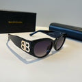 Balenciaga Rectangular Black Lens Sunglasses for Men & Women - 487542
