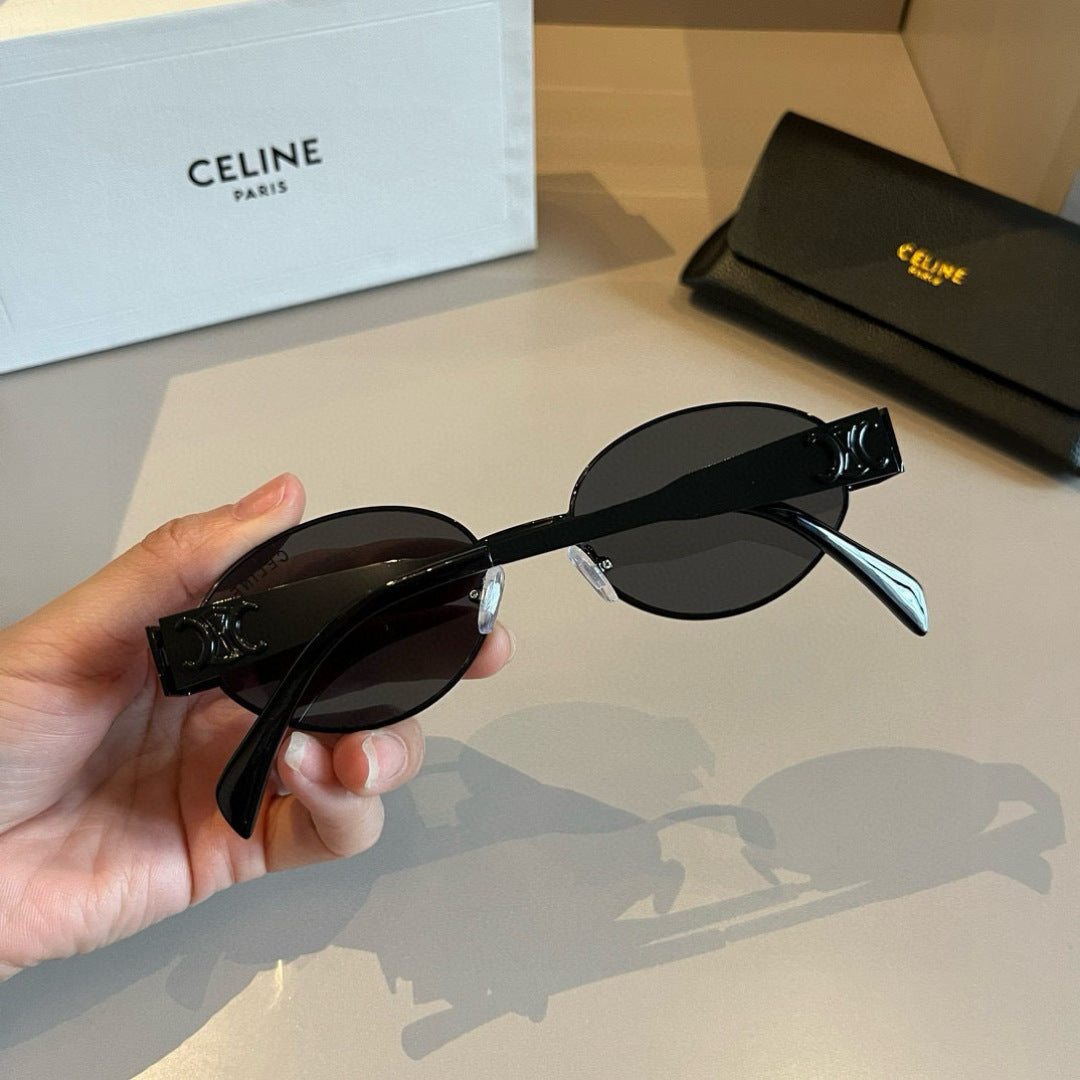Celine Cat-Eye Silver Lens Sunglasses for Men & Women - 486990 - detail image 6