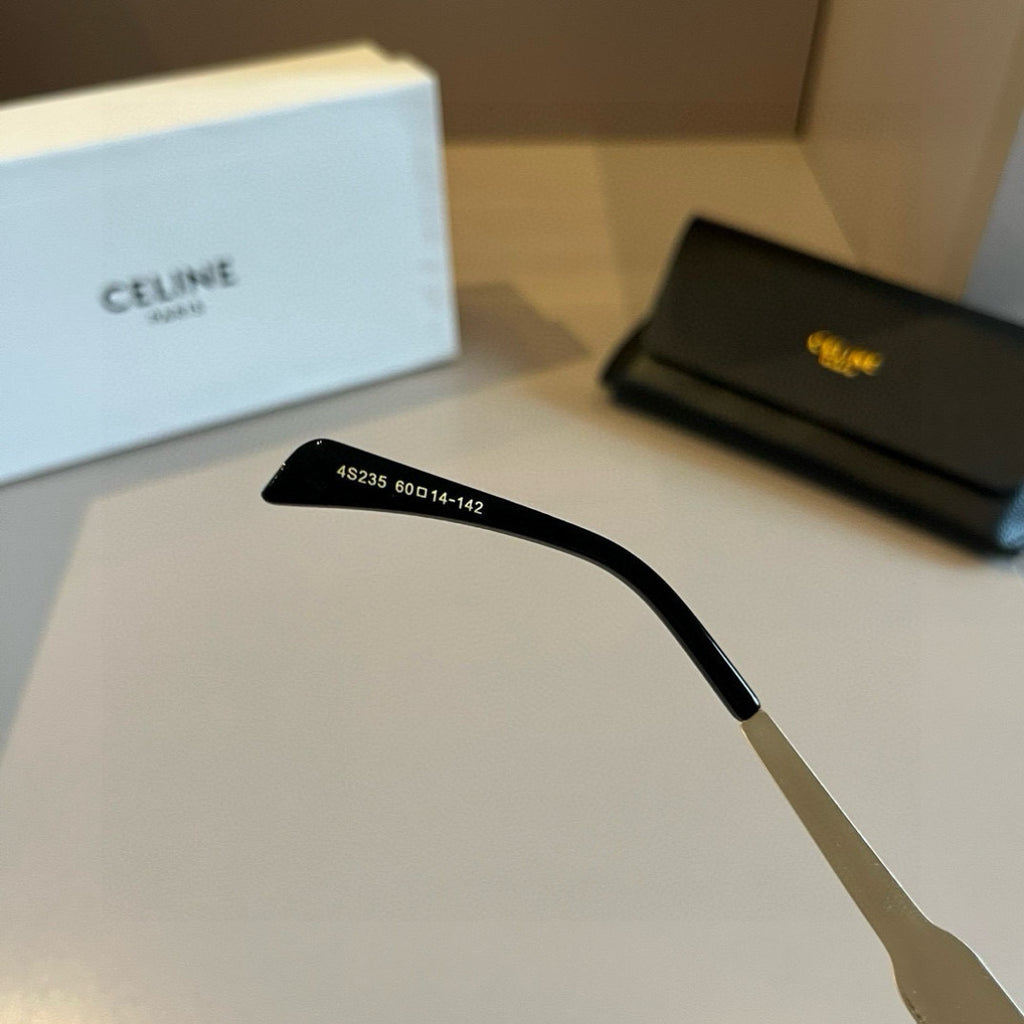 Celine Cat-Eye Gold Lens Sunglasses for Men & Women - 486991 - detail image 8
