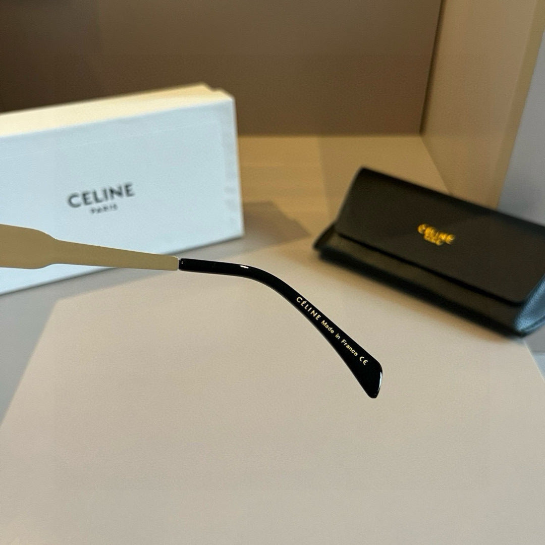 Celine Cat-Eye Gold Lens Sunglasses for Men & Women - 486991 - detail image 7