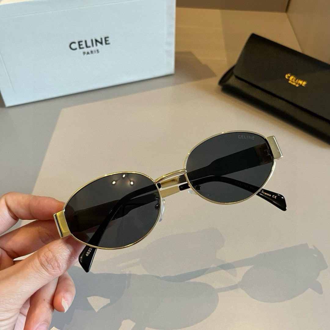 Celine Cat-Eye Gold Lens Sunglasses for Men & Women - 486991 - detail image 4