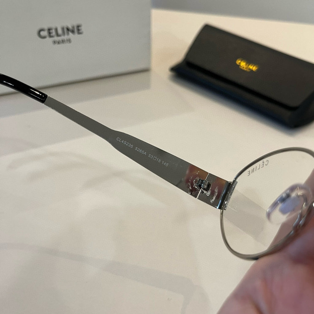 Celine Cat-Eye Silver Lens Sunglasses for Men & Women - detail image 9