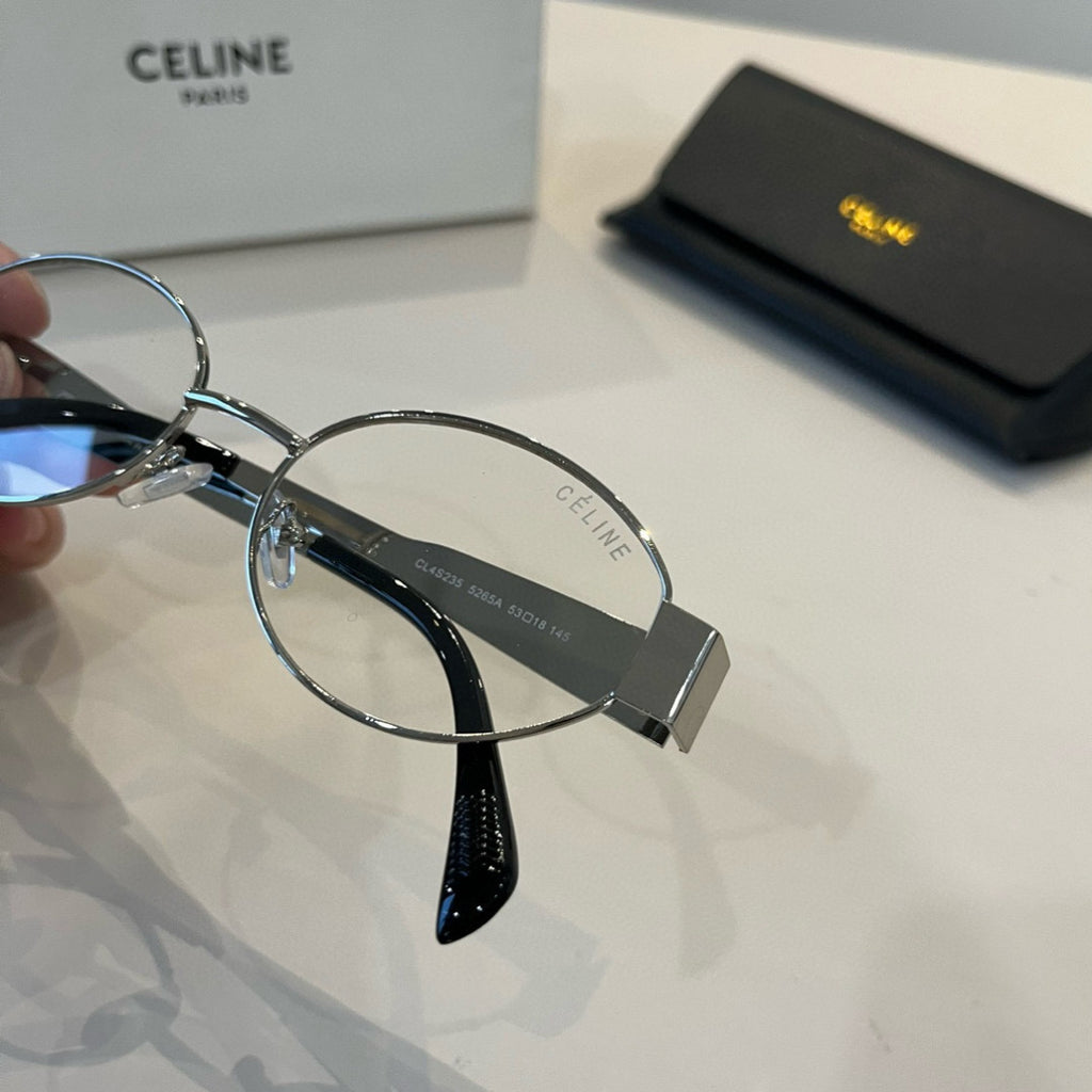 Celine Cat-Eye Silver Lens Sunglasses for Men & Women - detail image 5
