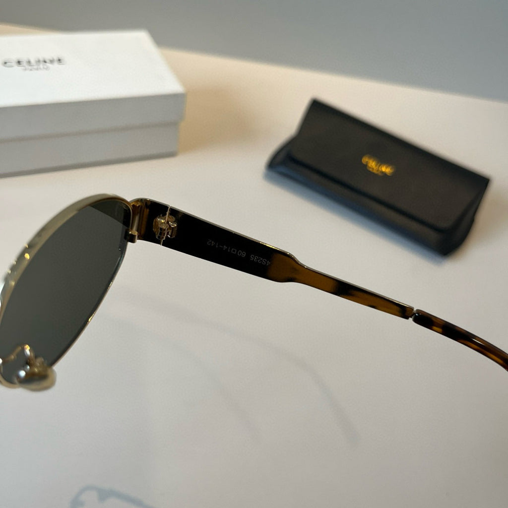 Celine Cat-Eye Brown Lens Sunglasses for Men & Women - detail image 7
