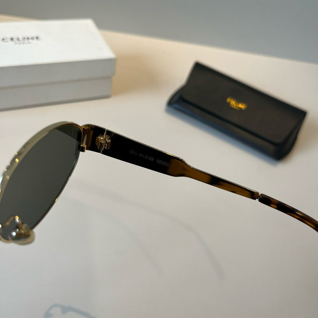 Celine Cat-Eye Brown Lens Sunglasses for Men & Women - detail image 7