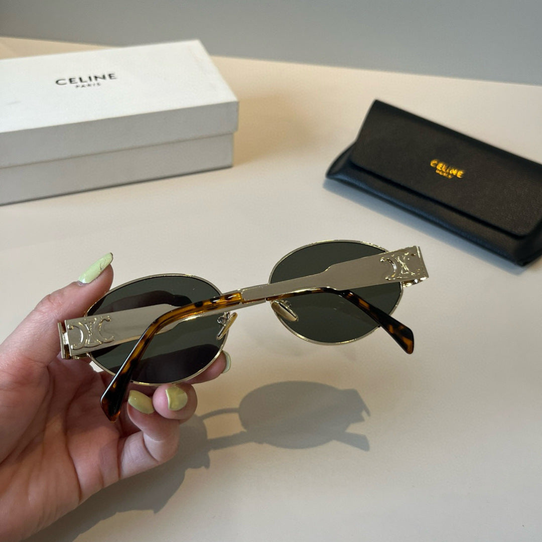 Celine Cat-Eye Brown Lens Sunglasses for Men & Women - detail image 5