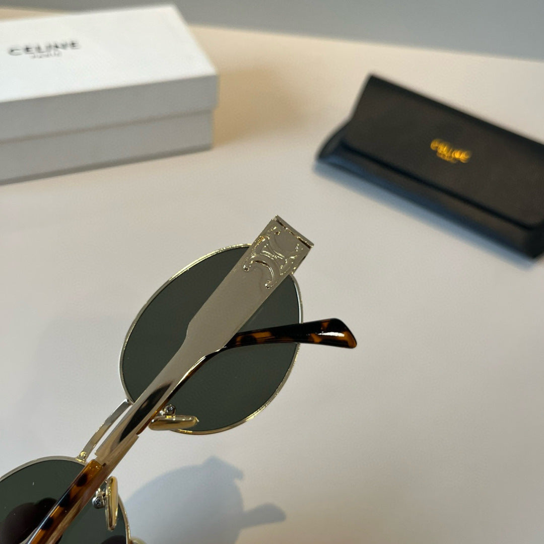 Celine Cat-Eye Brown Lens Sunglasses for Men & Women - detail image 6