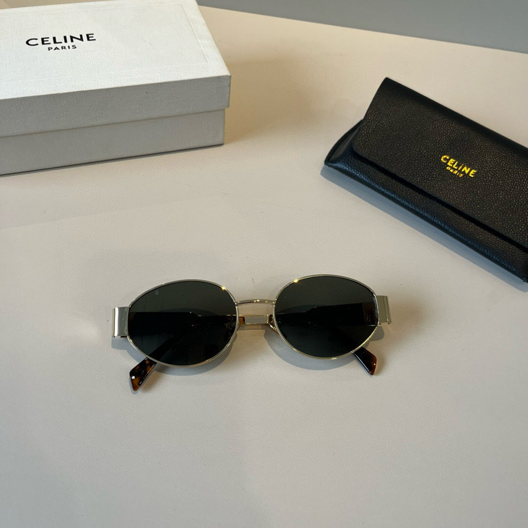 Celine Cat-Eye Brown Lens Sunglasses for Men & Women - detail image 9