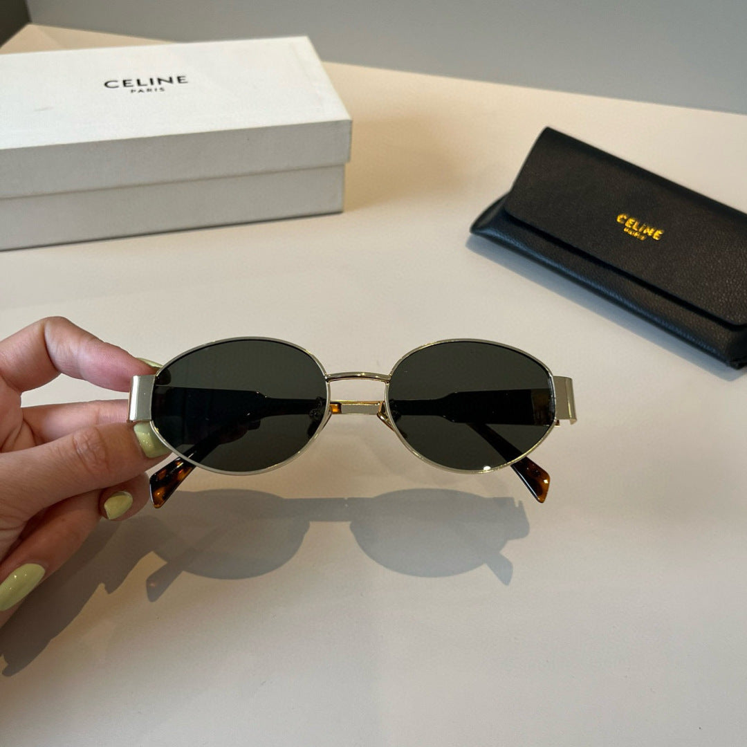 Celine Cat-Eye Brown Lens Sunglasses for Men & Women - detail image 8