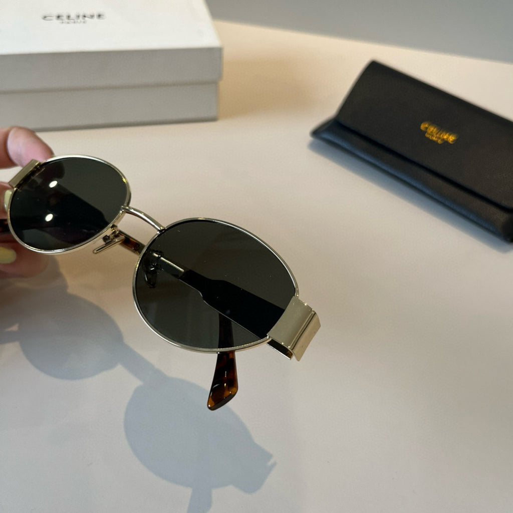 Celine Cat-Eye Brown Lens Sunglasses for Men & Women - detail image 4