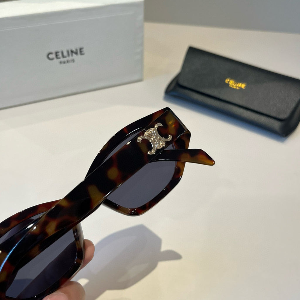 Celine Fashion Black Lens Sunglasses for Men & Women - 382553 - detail image 5