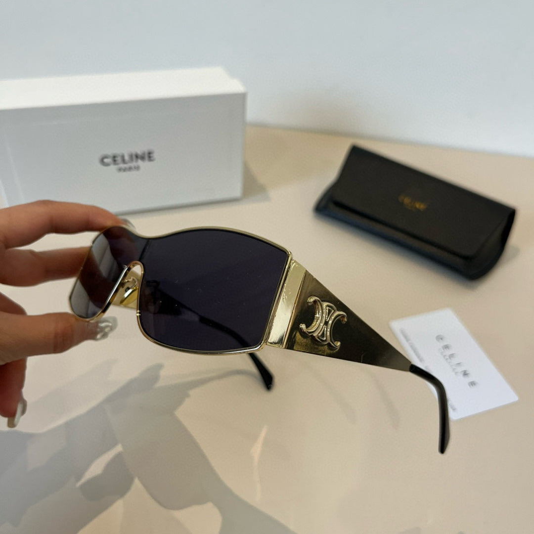 Celine Metal Fashion Silver Lens Sunglasses for Men & Women - 431979 - detail image 4