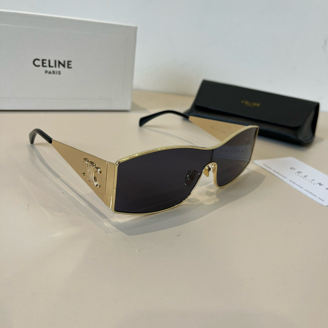 Celine Metal Fashion Silver Lens Sunglasses for Men & Women