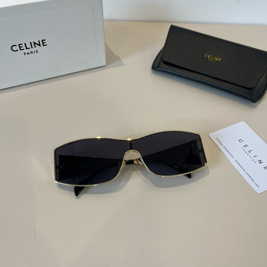 Celine Metal Fashion Silver Lens Sunglasses for Men & Women - detail image 7