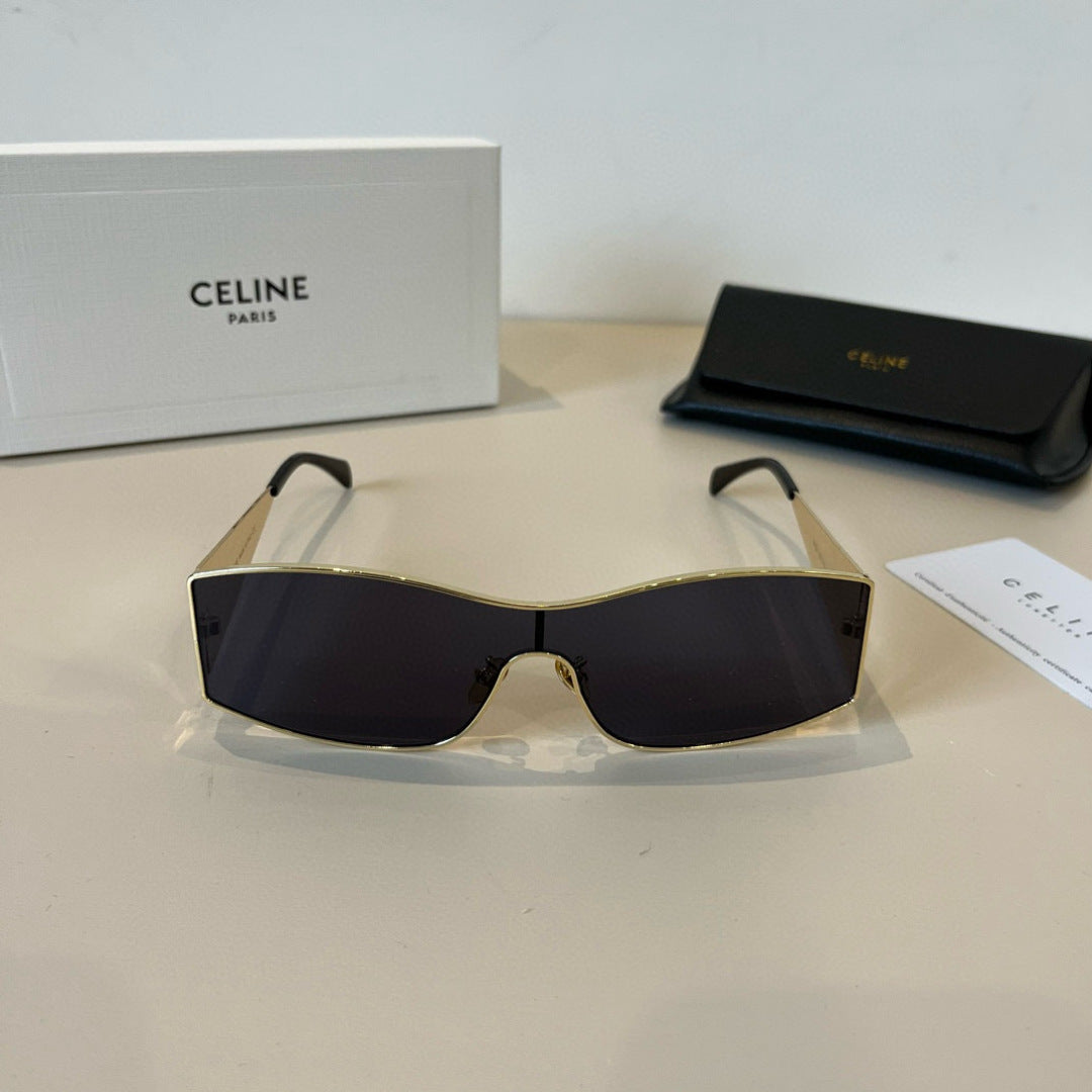 Celine Metal Fashion Silver Lens Sunglasses for Men & Women - detail image 2