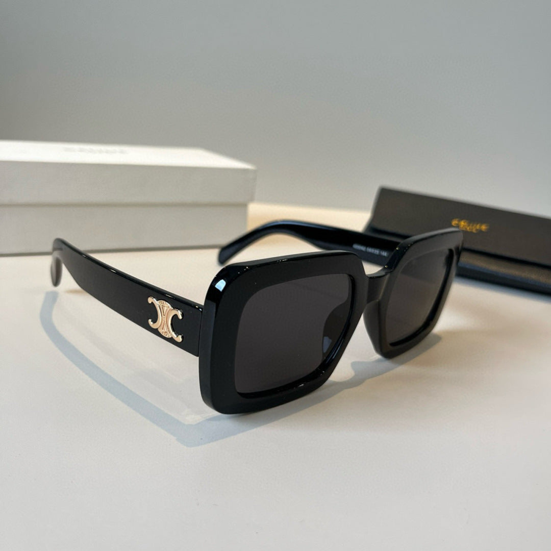 Celine Fashion Black Lens Sunglasses for Men & Women - 486958