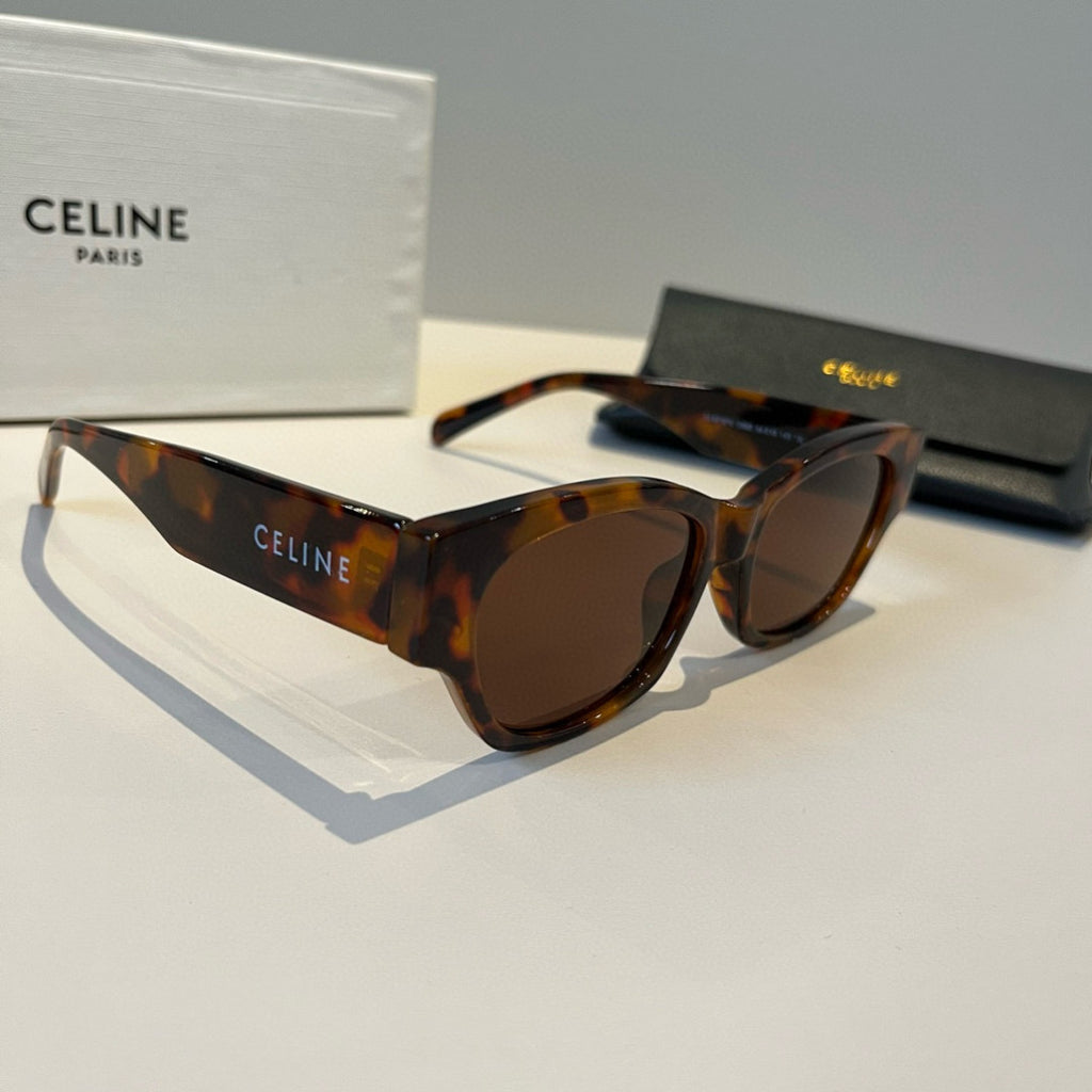 Celine Slim Black Lens Sunglasses for Men & Women - 998055