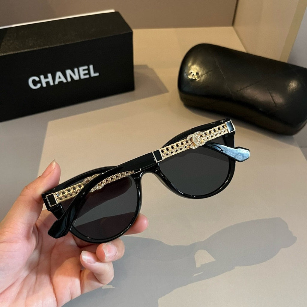 Chanel Fashion Gold Lens Sunglasses for Men & Women - 465157 - detail image 8