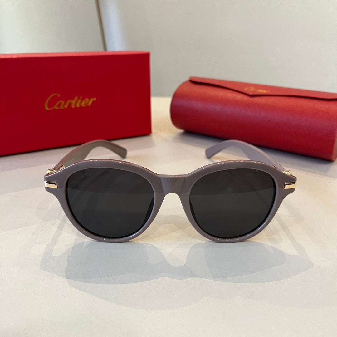 Cartier Lightweight Metal Rimless Silver Lens Sunglasses for Men & Wo - 487298 - detail image 2