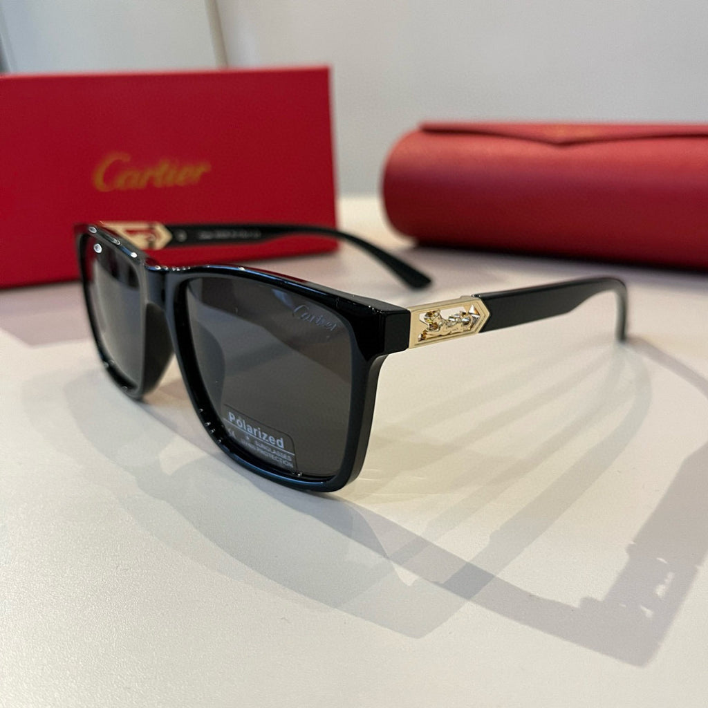 Cartier Fashion Black Lens Sunglasses for Men & Women - 465823 - detail image 3
