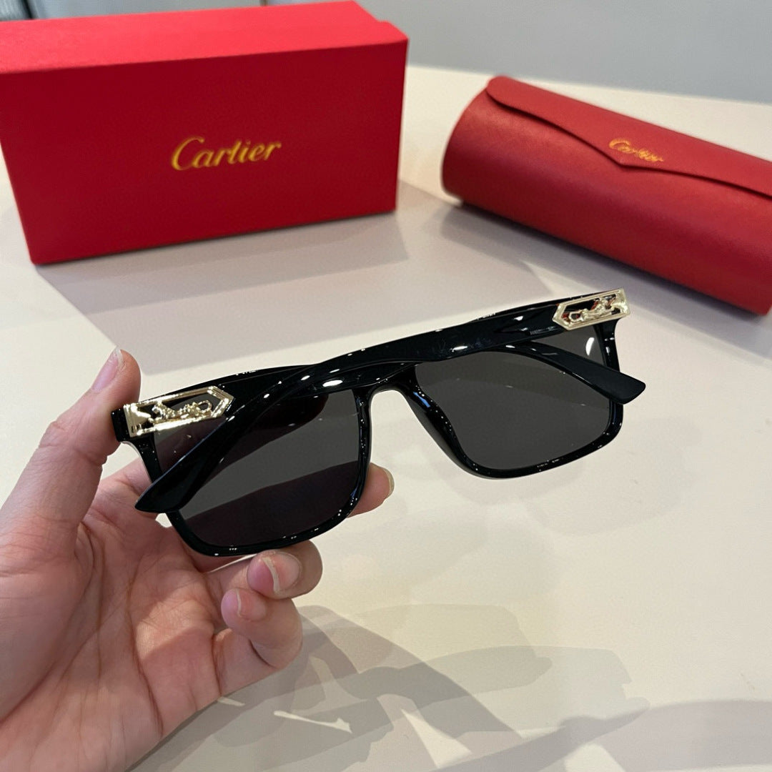Cartier Fashion Black Lens Sunglasses for Men & Women - 465823 - detail image 7