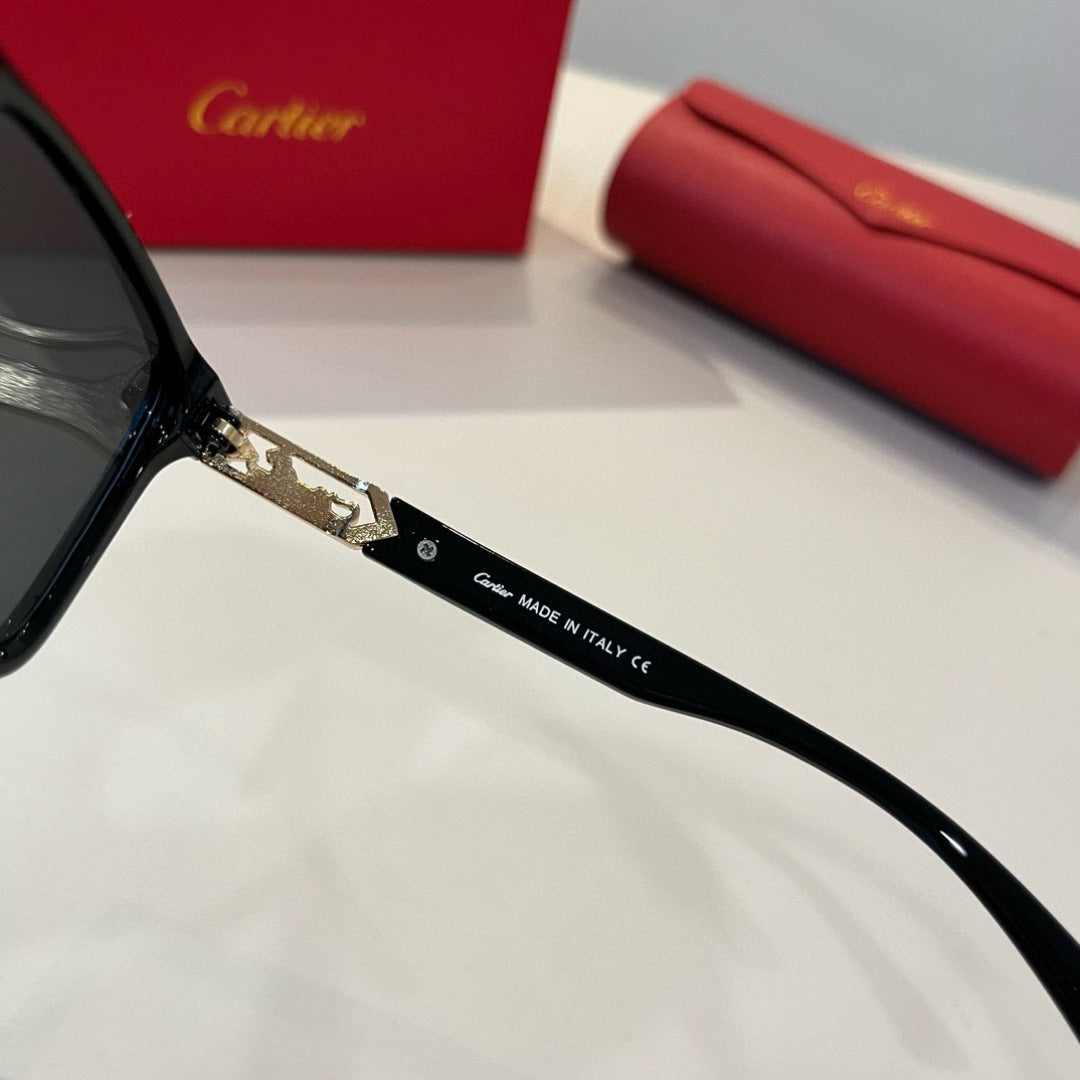 Cartier Fashion Black Lens Sunglasses for Men & Women - 465823 - detail image 9