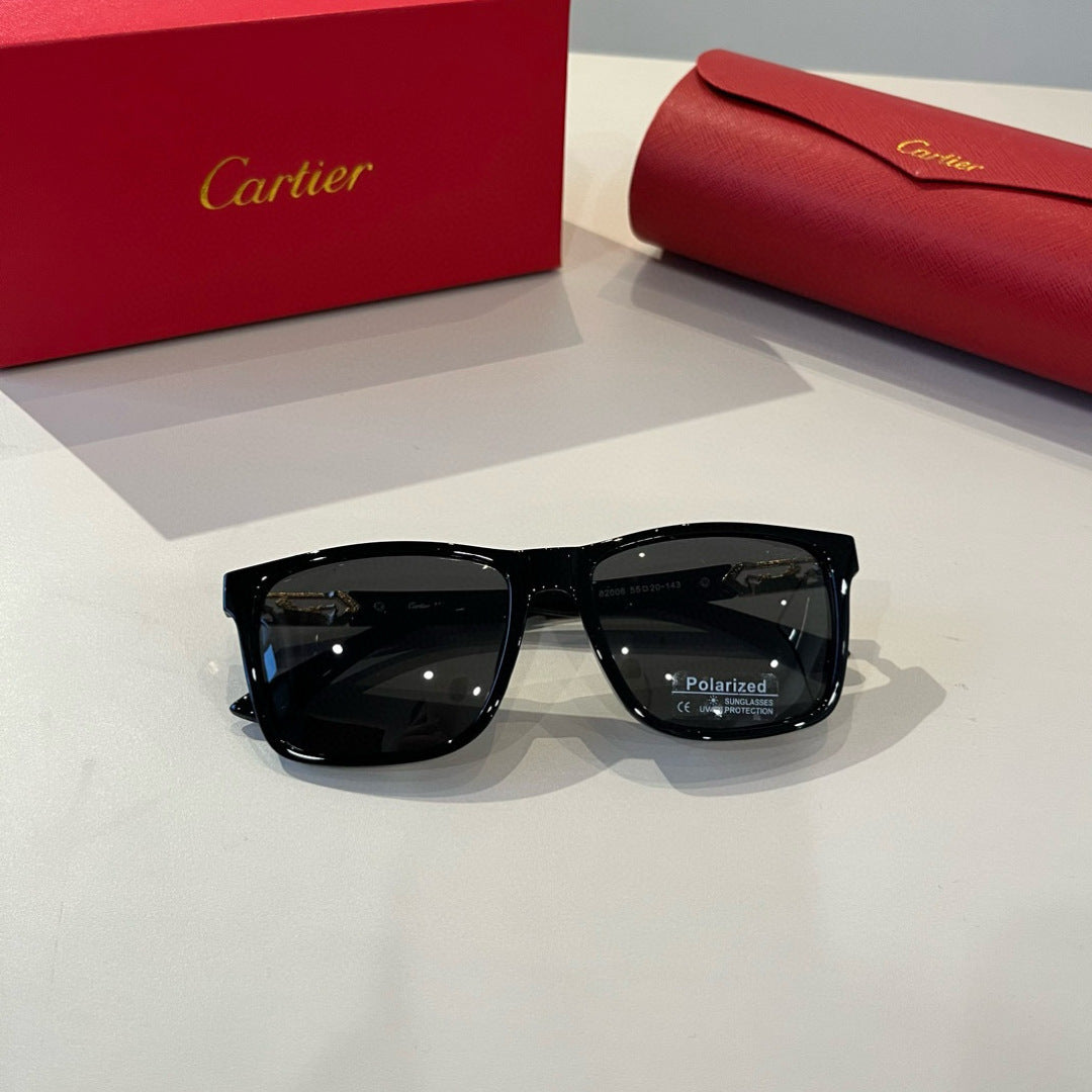 Cartier Fashion Black Lens Sunglasses for Men & Women - 465823 - detail image 6