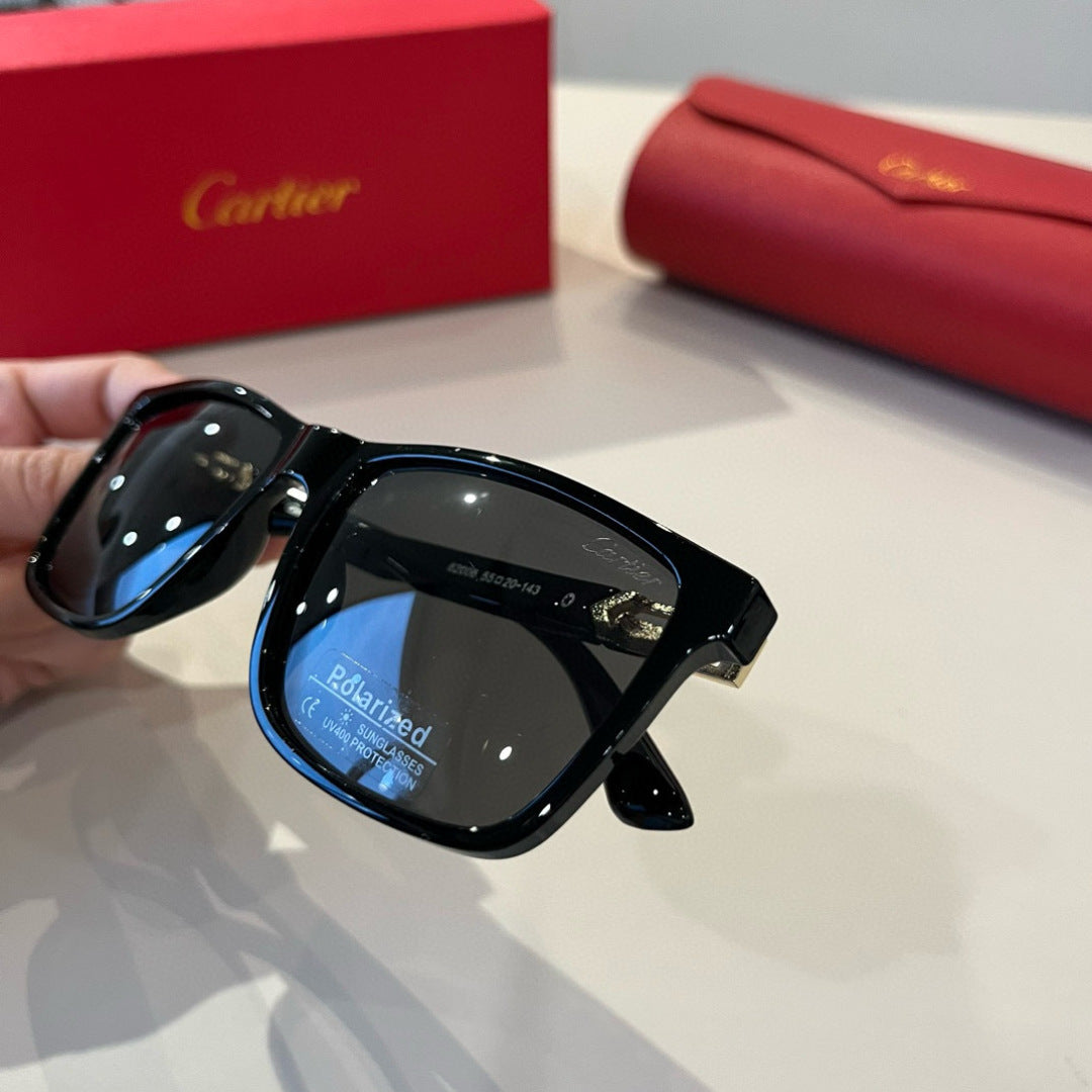 Cartier Fashion Black Lens Sunglasses for Men & Women - 487281 - detail image 5