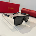 Cartier Fashion Black Lens Sunglasses for Men & Women - 487281