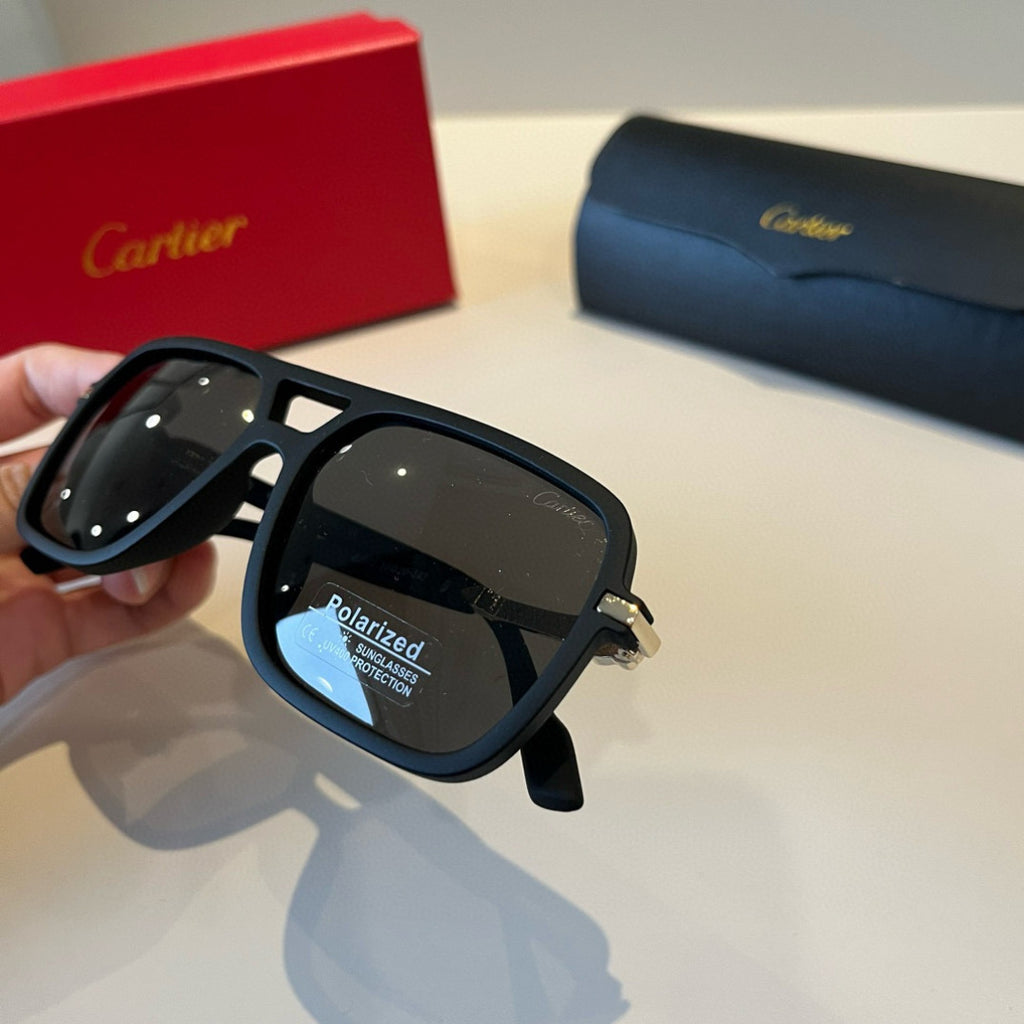 Cartier Fashion Black Lens Sunglasses for Men & Women - 487294 - detail image 7