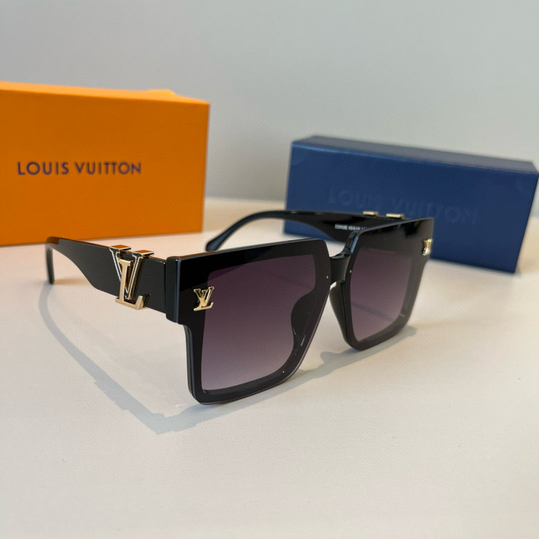 Louis Vuitton Fashion Black Lens Sunglasses for Men & Women - 486161