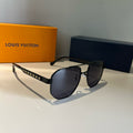 Louis Vuitton Metal Aviator Gold Lens Sunglasses for Men & Women - 448676