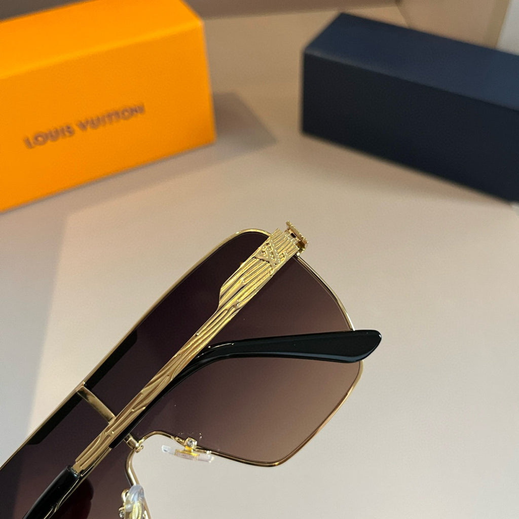 Louis Vuitton Fashion Gold Lens Sunglasses for Men & Women - 486165 - detail image 9