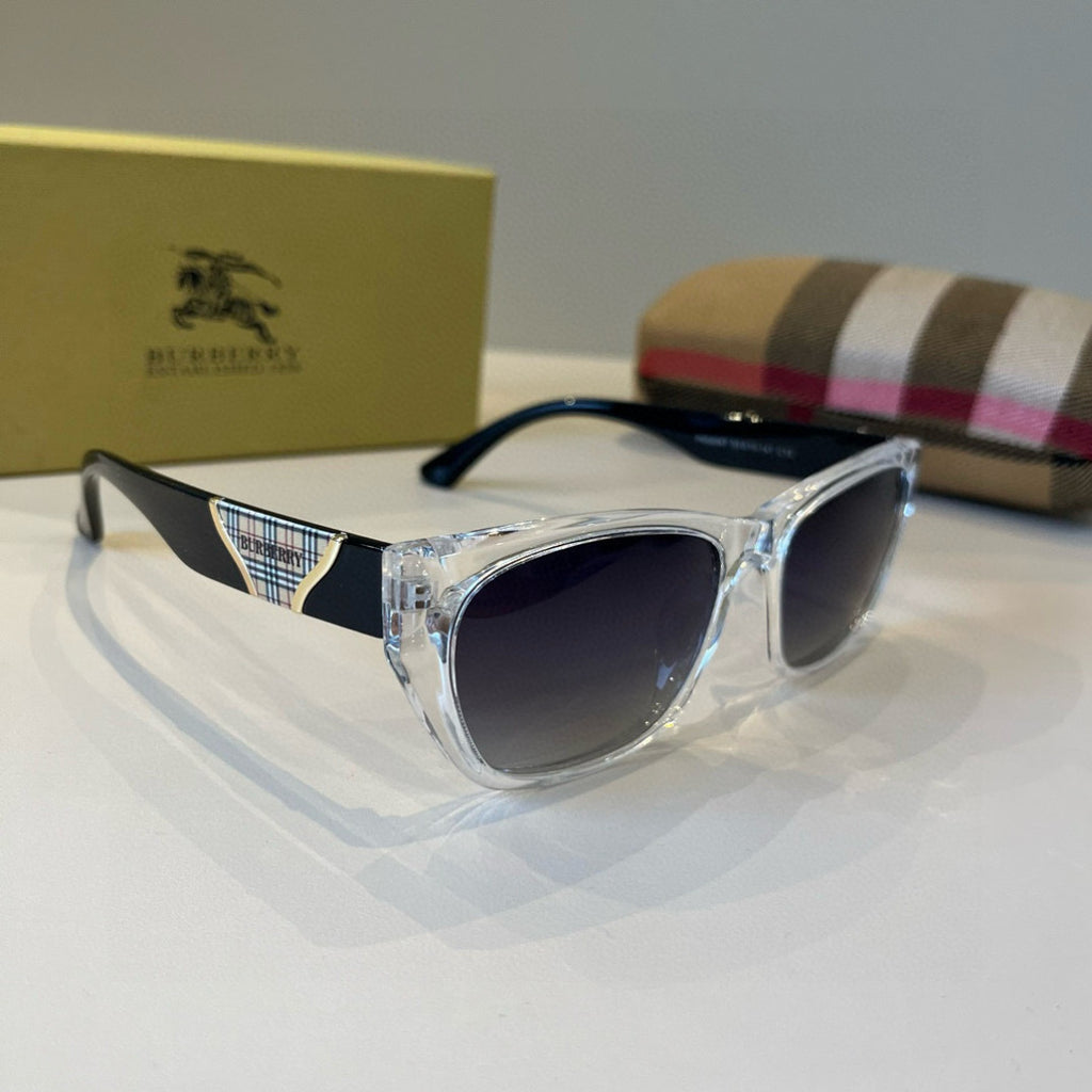 Burberry Fashion Silver Lens Sunglasses for Men & Women - 158536
