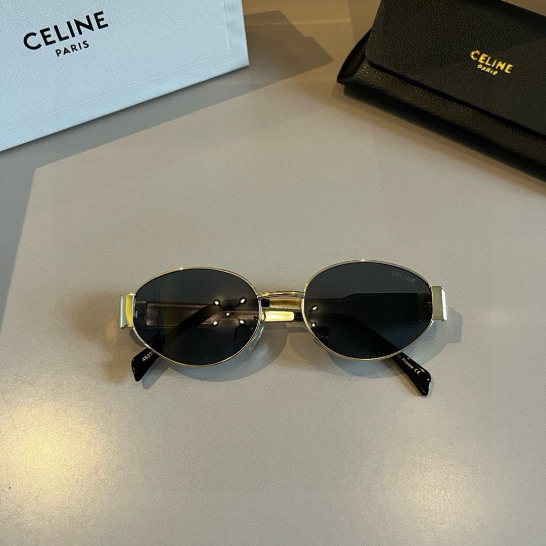 Celine Cat-Eye Gold Lens Sunglasses for Men & Women - 358309 - detail image 5