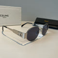 Celine Cat-Eye Silver Lens Sunglasses for Men & Women - 358310