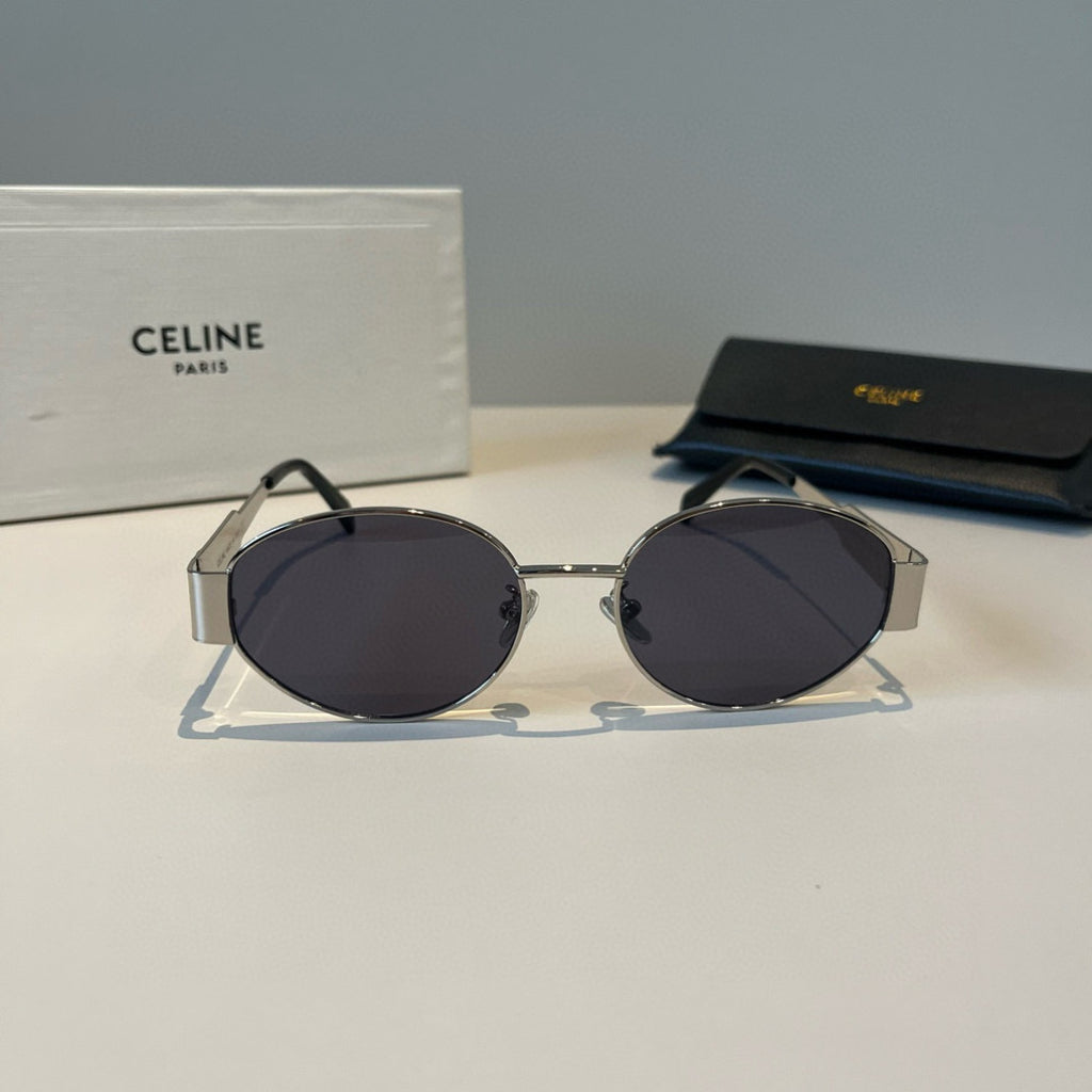 Celine Cat-Eye Silver Lens Sunglasses for Men & Women - 382521 - detail image 2