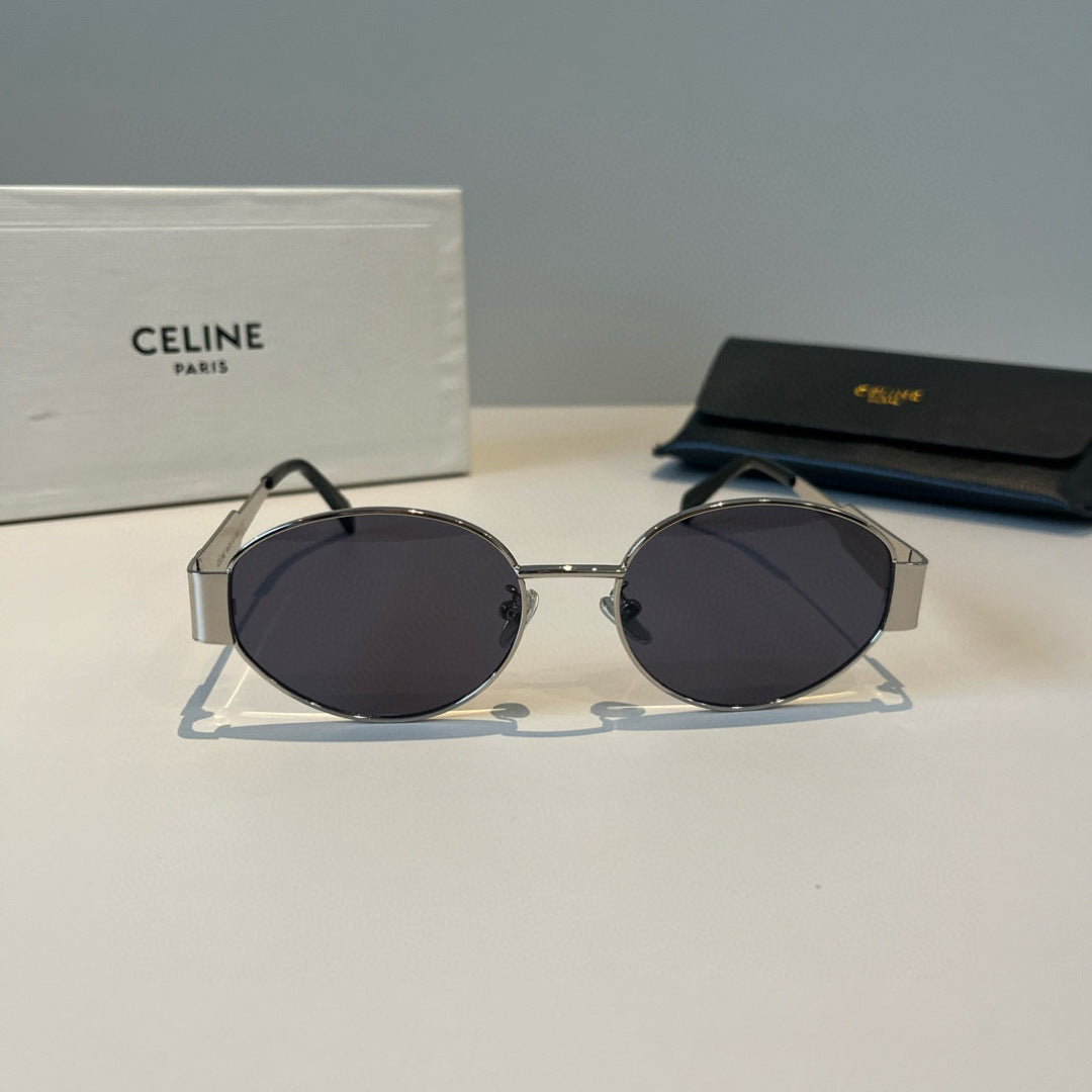 Celine Cat-Eye Silver Lens Sunglasses for Men & Women - 382521 - detail image 2