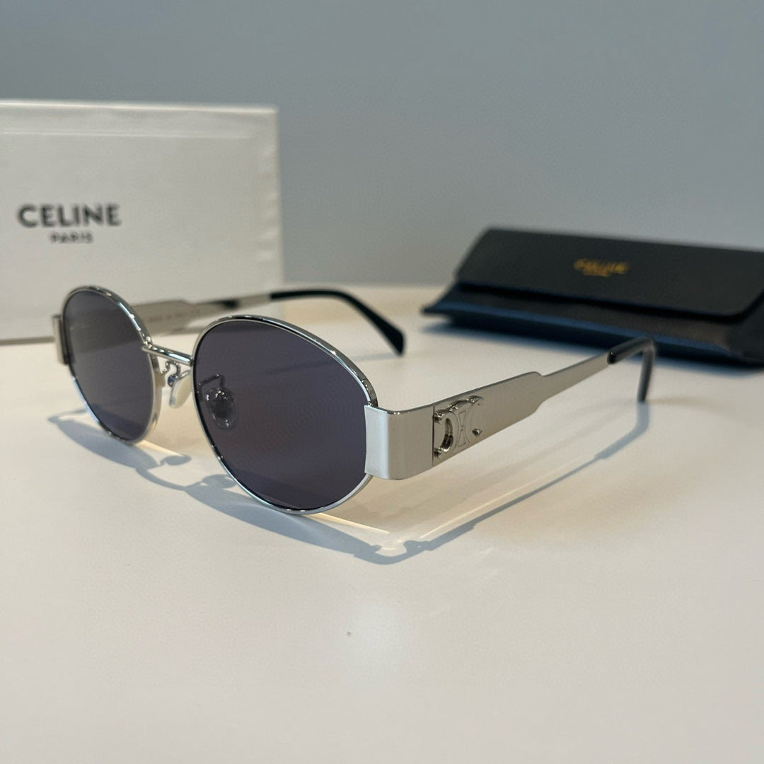 Celine Cat-Eye Silver Lens Sunglasses for Men & Women - 382521 - detail image 3